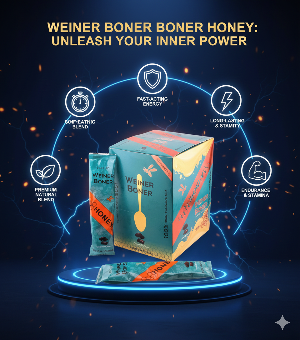Weiner Boner Honey – Pure & Natural Chocolate Flavor – 12 Spoons