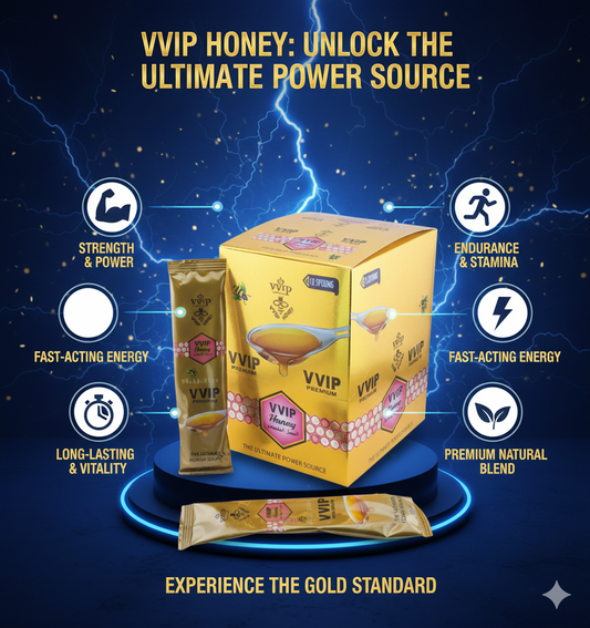 VVIP HONEY: UNLOCK THE ULTIMATE POWER SOURCE • spoon
